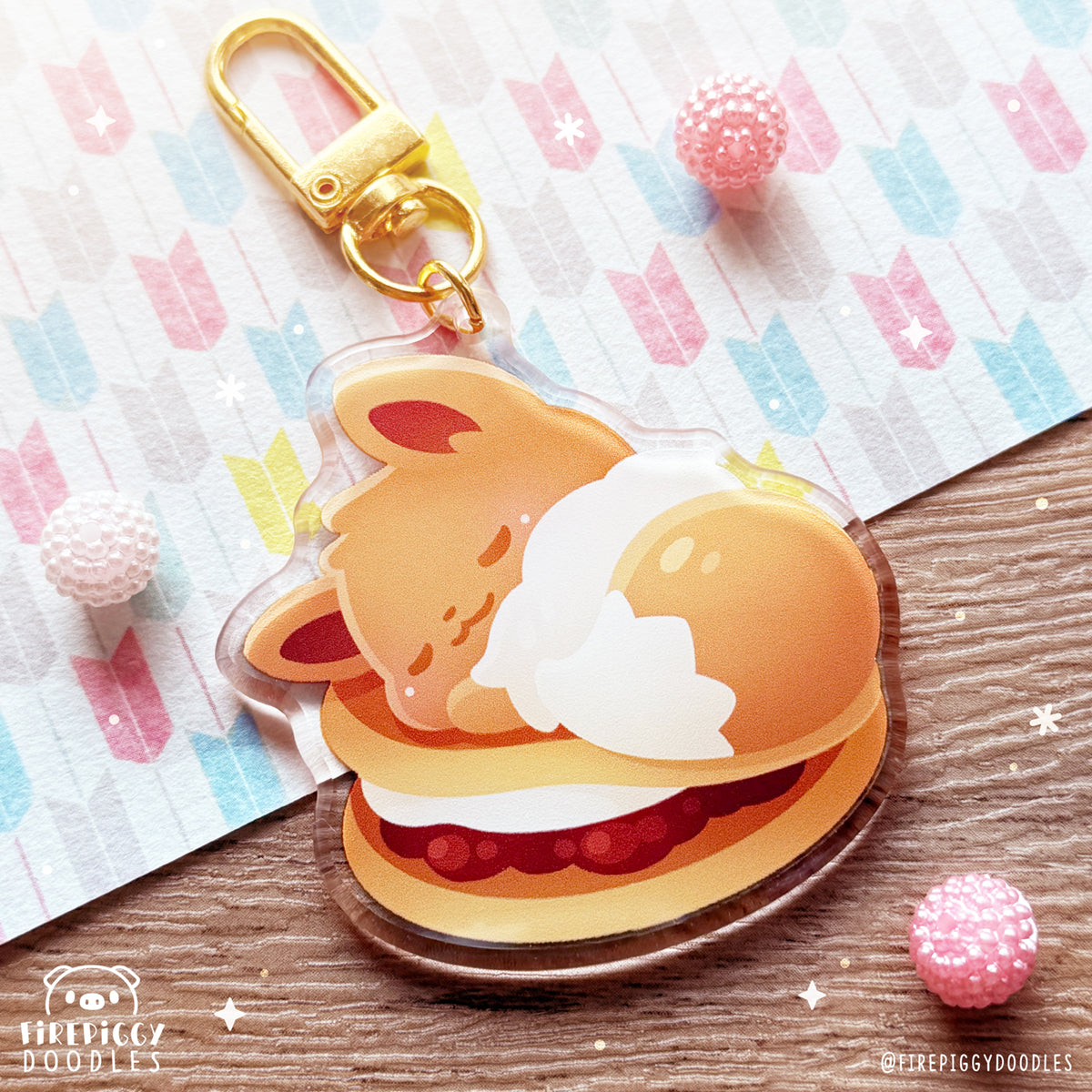 Dorayaki Acrylic Keychain