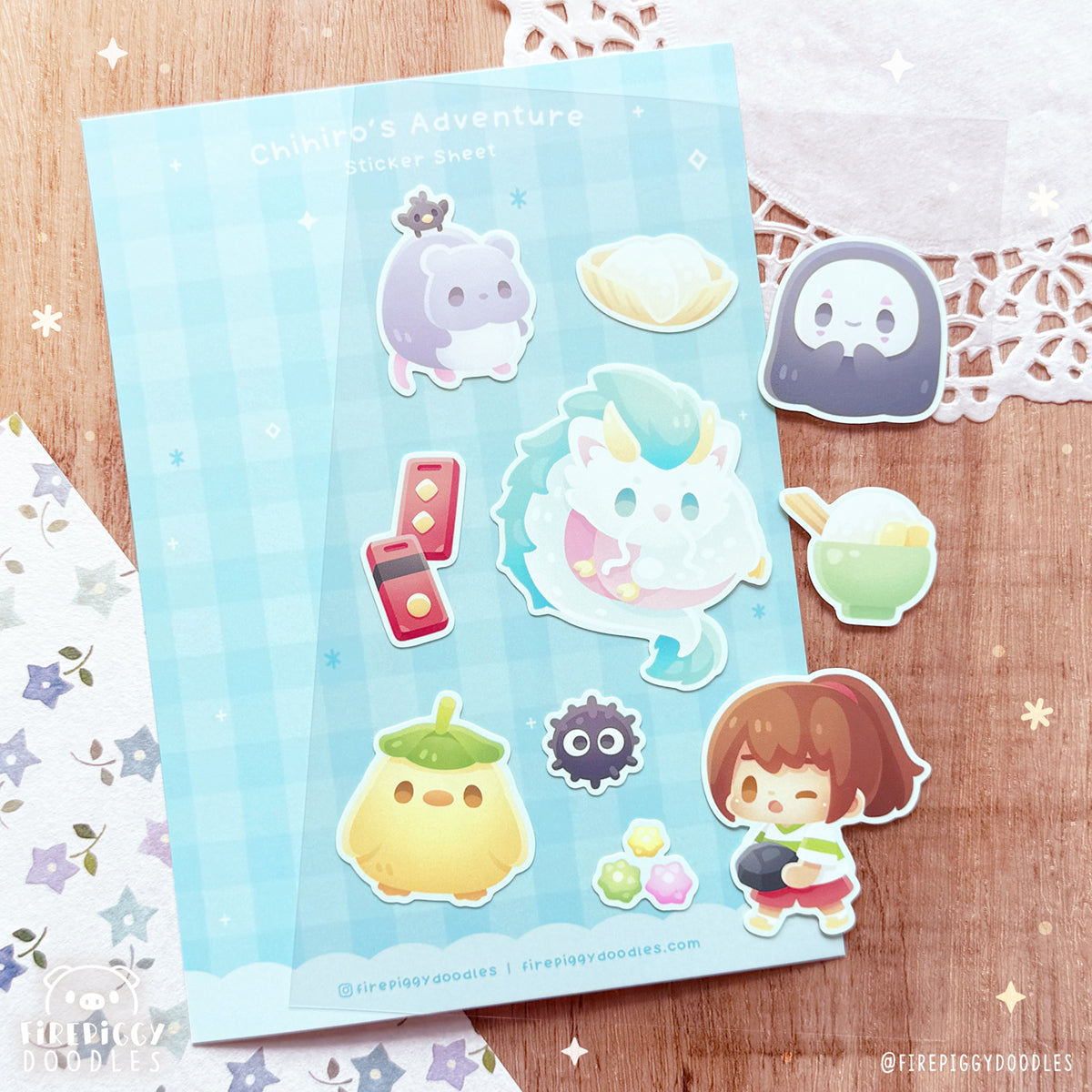 Chihiro's Adventure Sticker Sheet