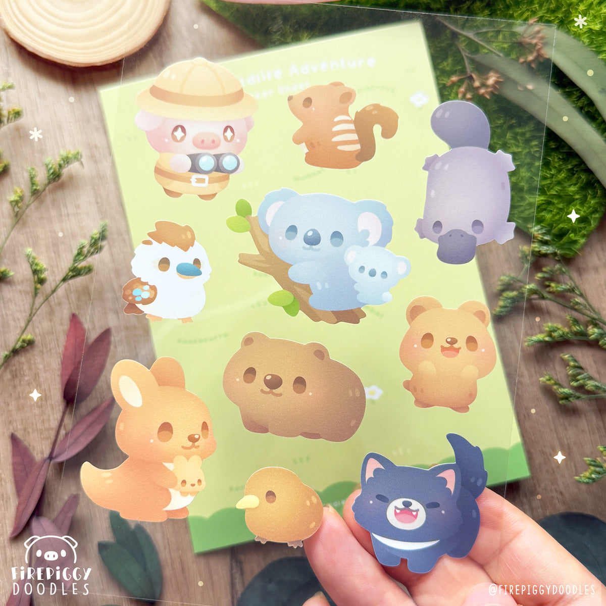 Aussie Wildlife Adventure Sticker Sheet