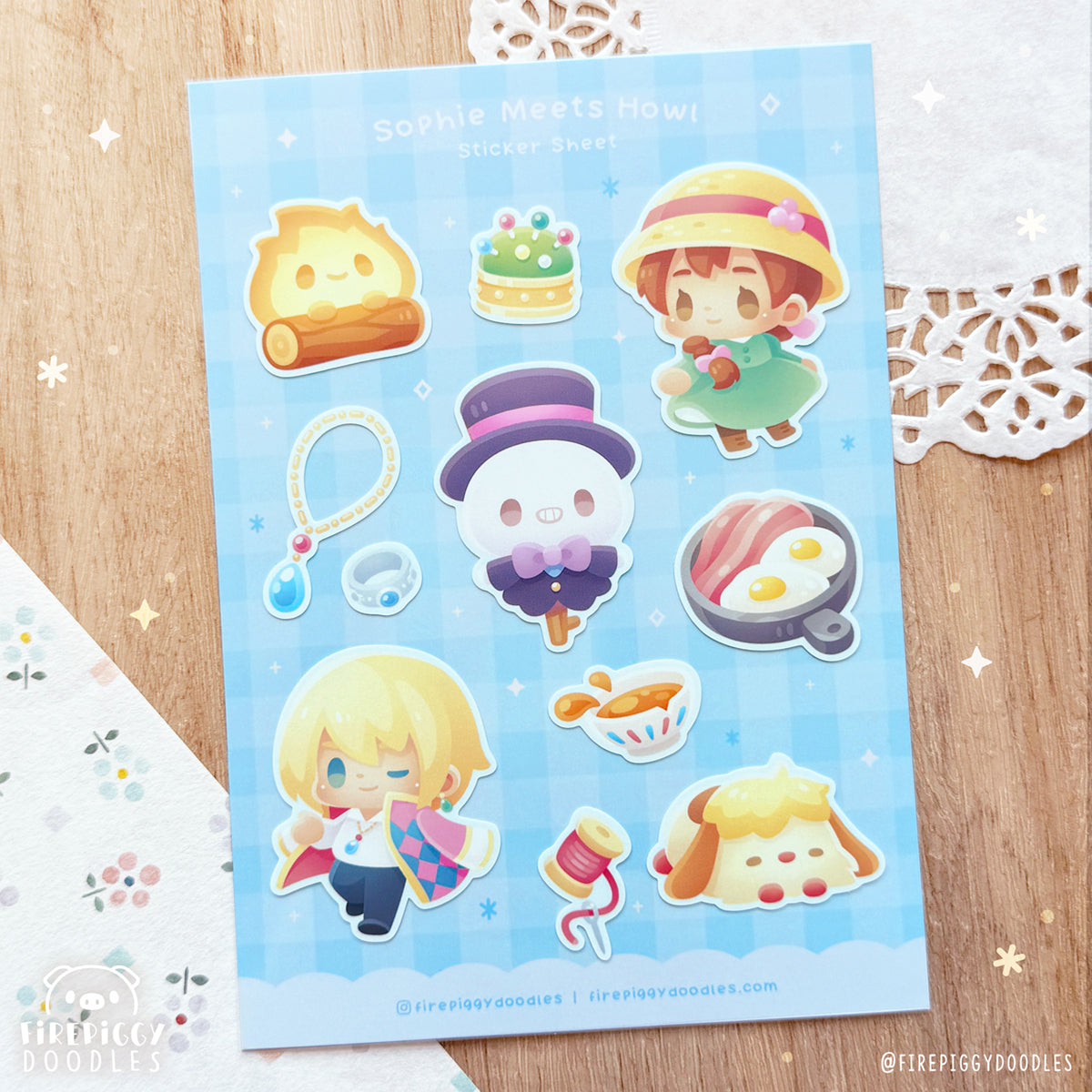 Sophie Meets Howl Sticker Sheet