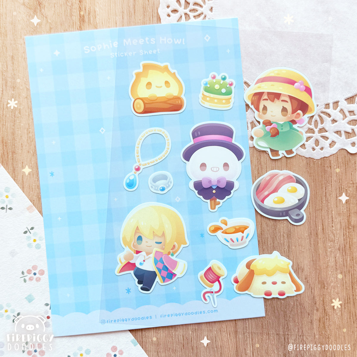 Sophie Meets Howl Sticker Sheet