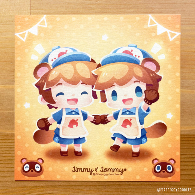 Timmy & Tommy Art Print