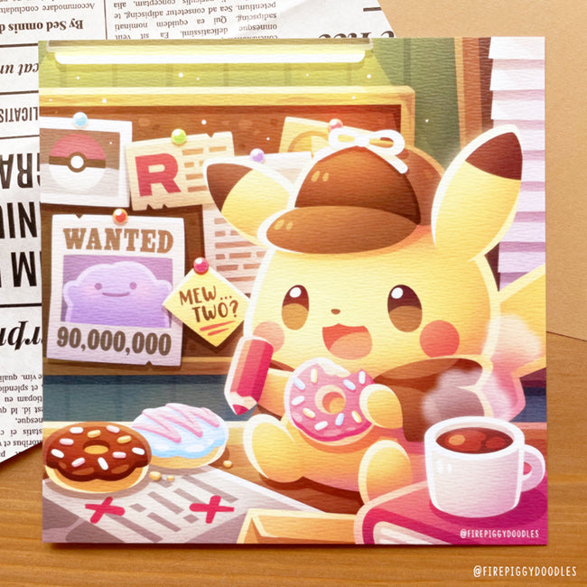 Detective Baby Art Print