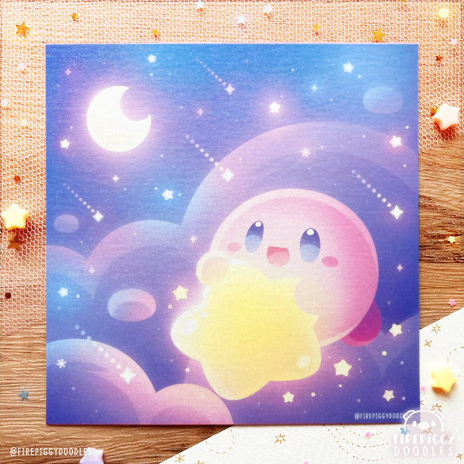 Little Night Traveler Art Print