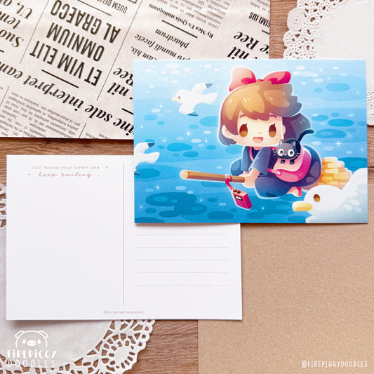 Delivery Service Postcard