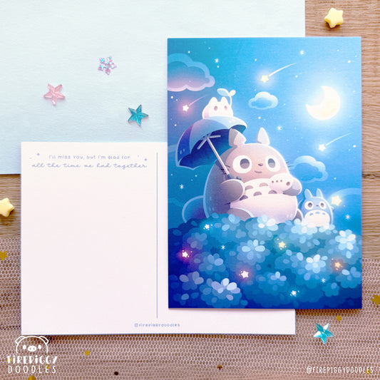 Meteor Shower Postcard