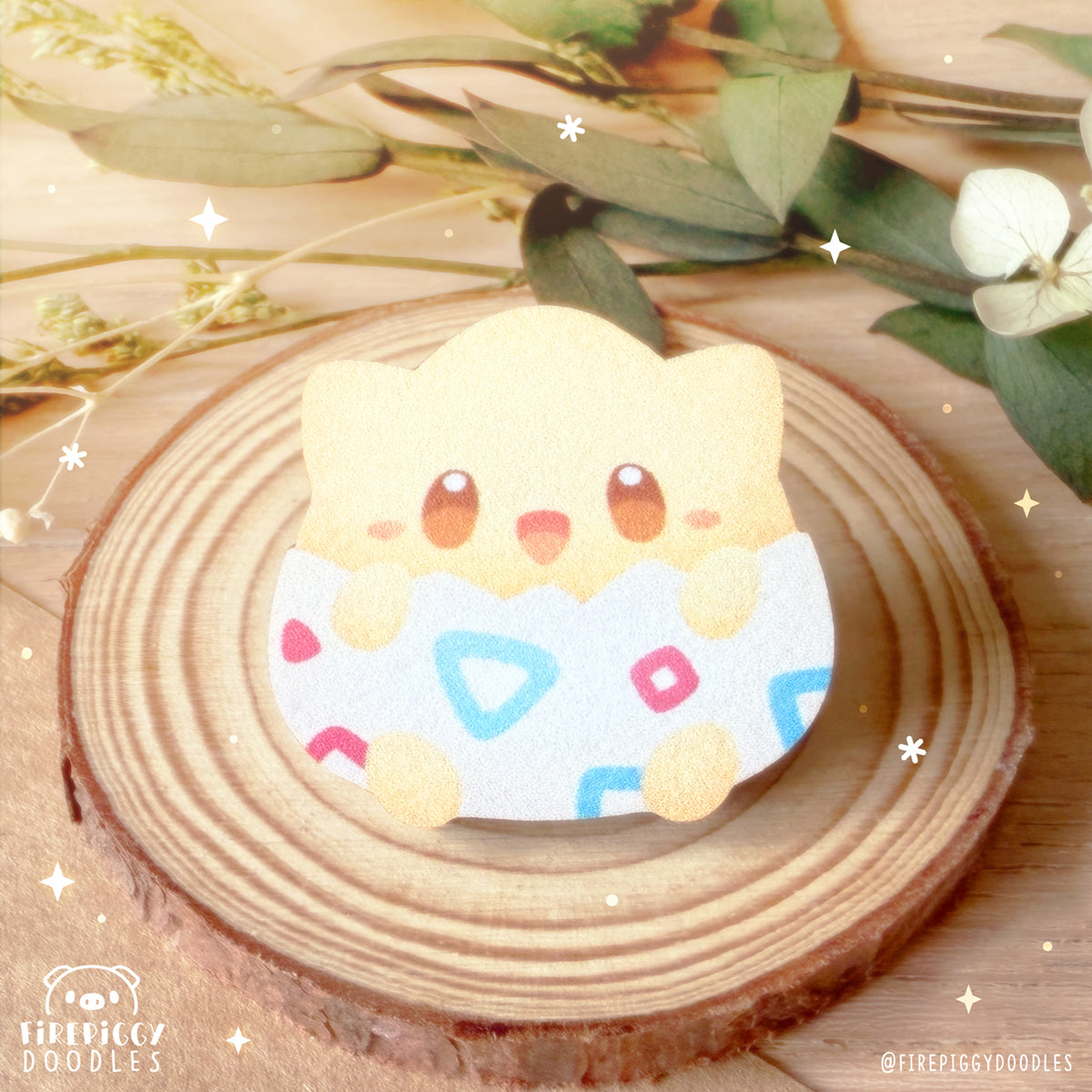 Eggy Baby Wooden Pin