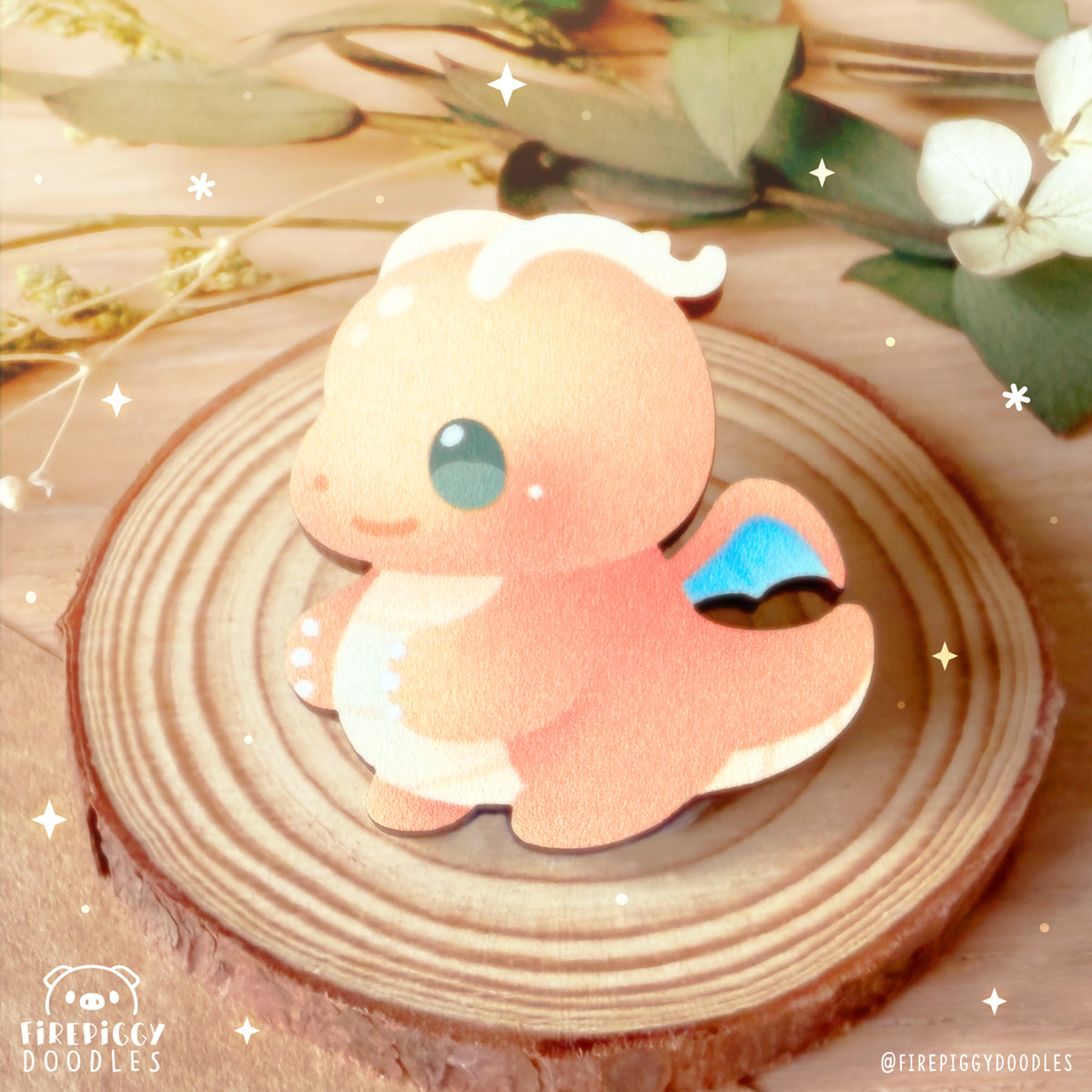 Kindhearted Baby Wooden Pin
