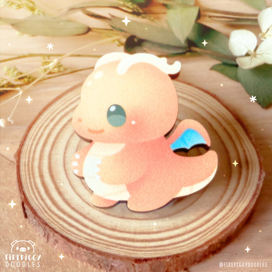 Kindhearted Baby Wooden Pin
