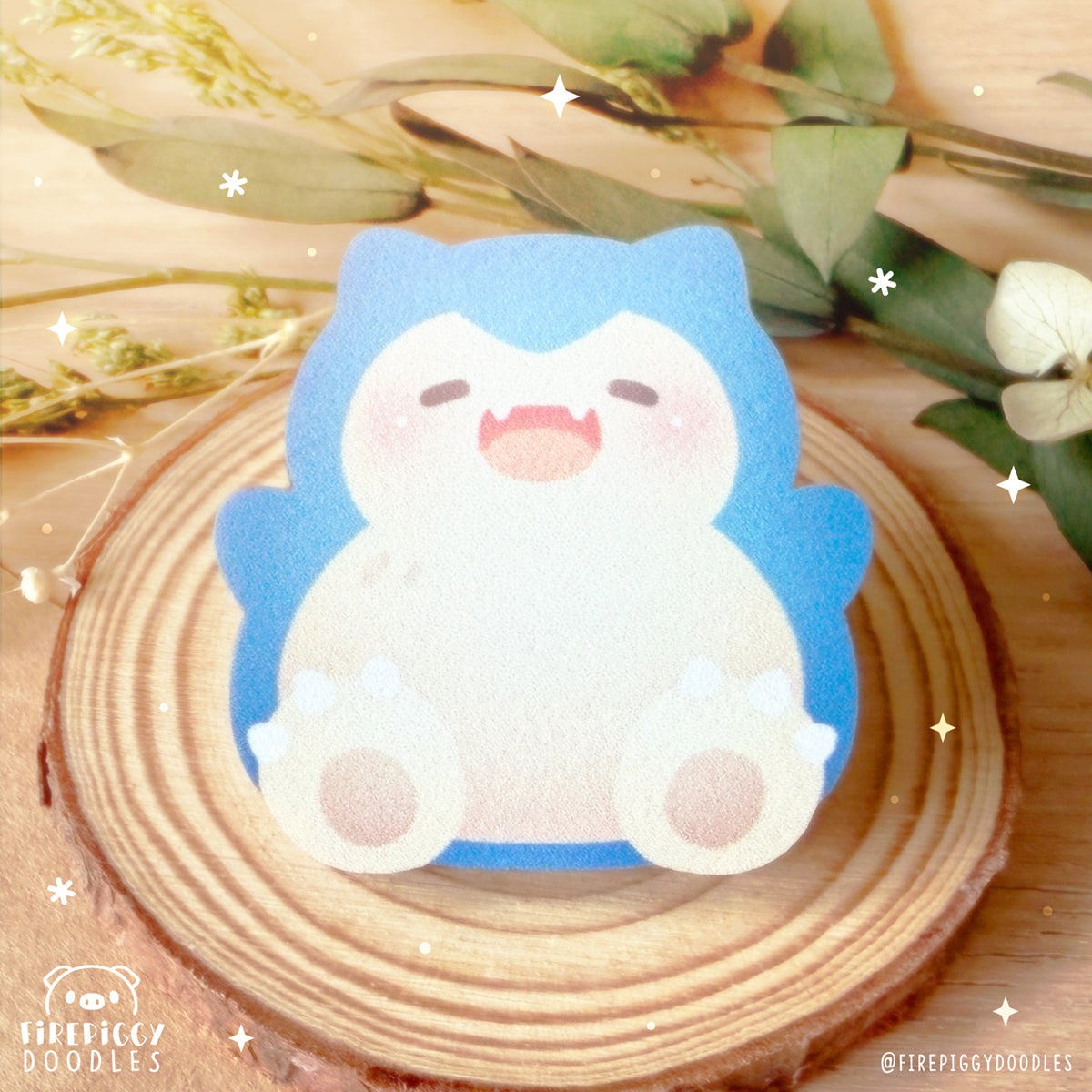 Sleepy Baby Wooden Pin