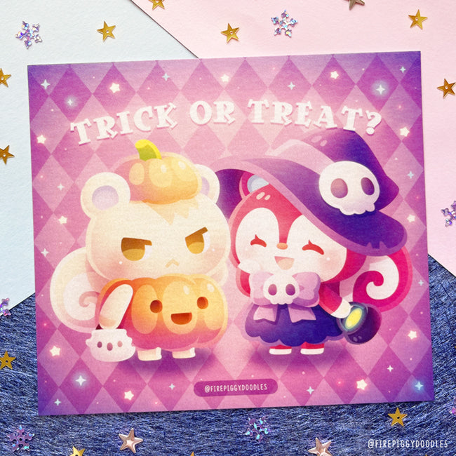 Trick or Treat Art Print